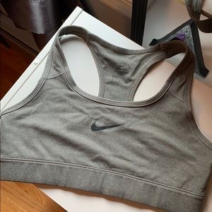 Grey Nike Sports Bra